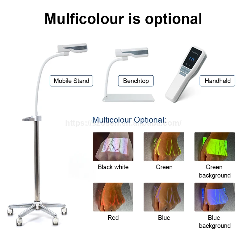 Adult Vet Medical Projection Infrared Vein Viewer Vascular Detector Illuminator Handheld Portable Vein Finder