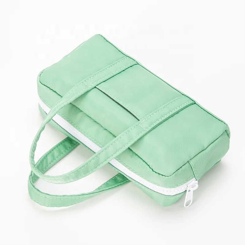 Waterproof Zippered Pen Bag Pencil Case for Marker Pens  Brush Pen Coloring Pencils Multifunctional Cosmetic bag