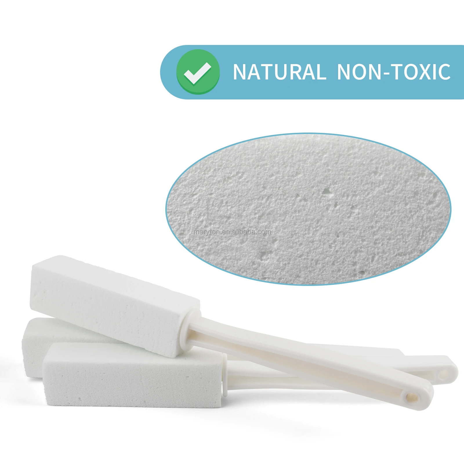 Environmentally Friendly Durable Practical Toilet Tile Toilet Cleaner Cleaning Tool Pumice Toilet Brush