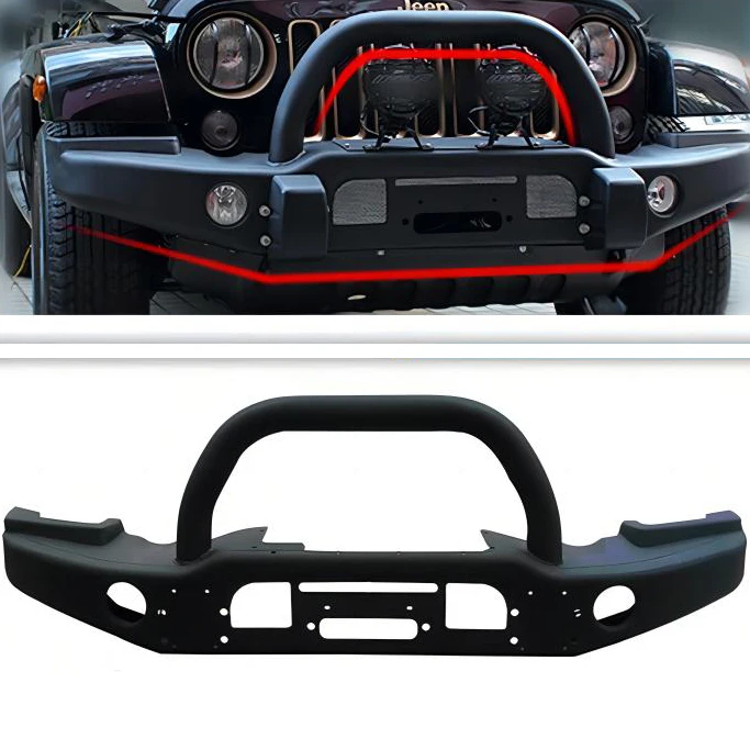 Car Parts Auto Accessory AEV Style Front Bumper for Jeep Wrangler JK 2007-2018
