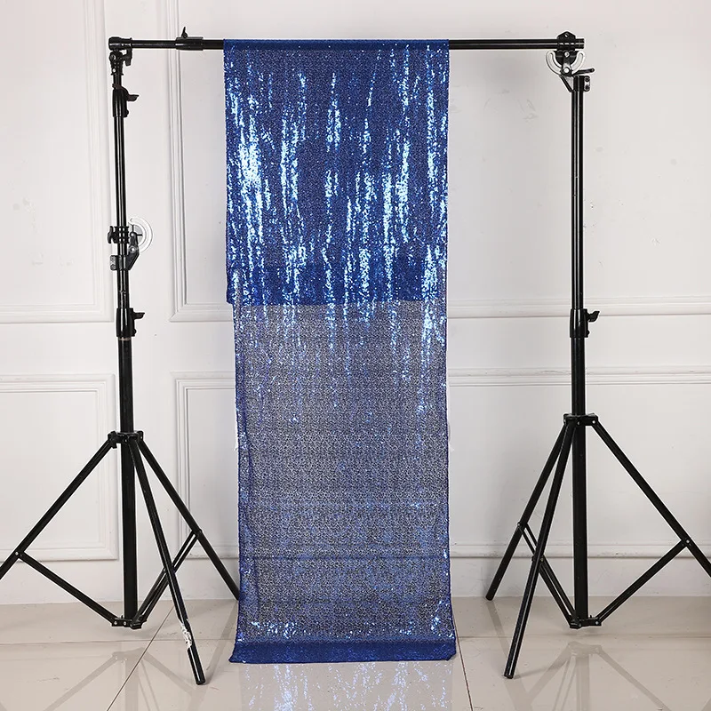 Wholesale Sequin Polyester Shiny Wedding Backdrop Drapes String Curtain