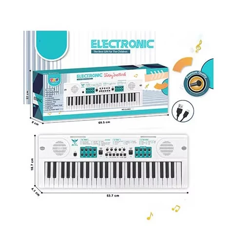 Детская развивающая головоломка 49 клавиш многофункциональная электронная клавиатура игрушки пианино микрофон Usb музыкальные инструменты для детей