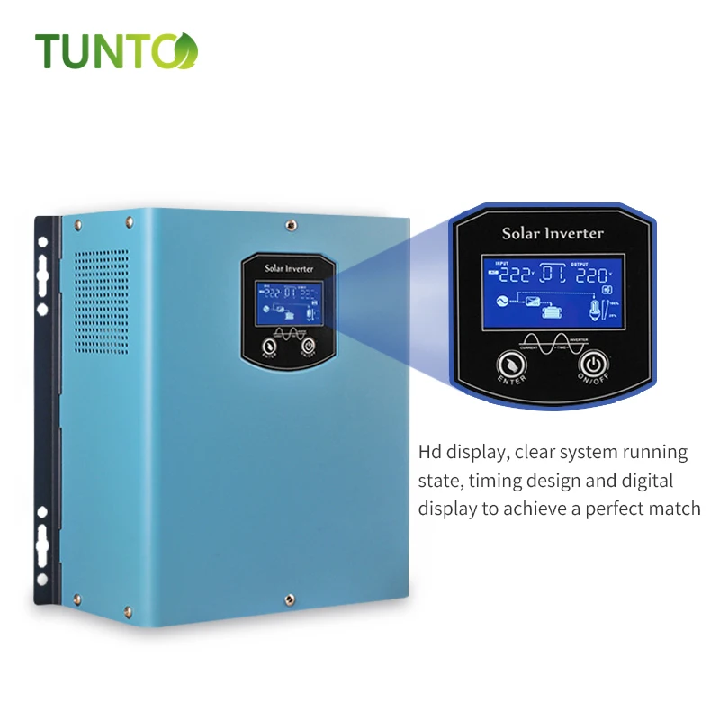 hybrid inverter build in PWM battery charger controller 24v 350w inverter  for low power loads using