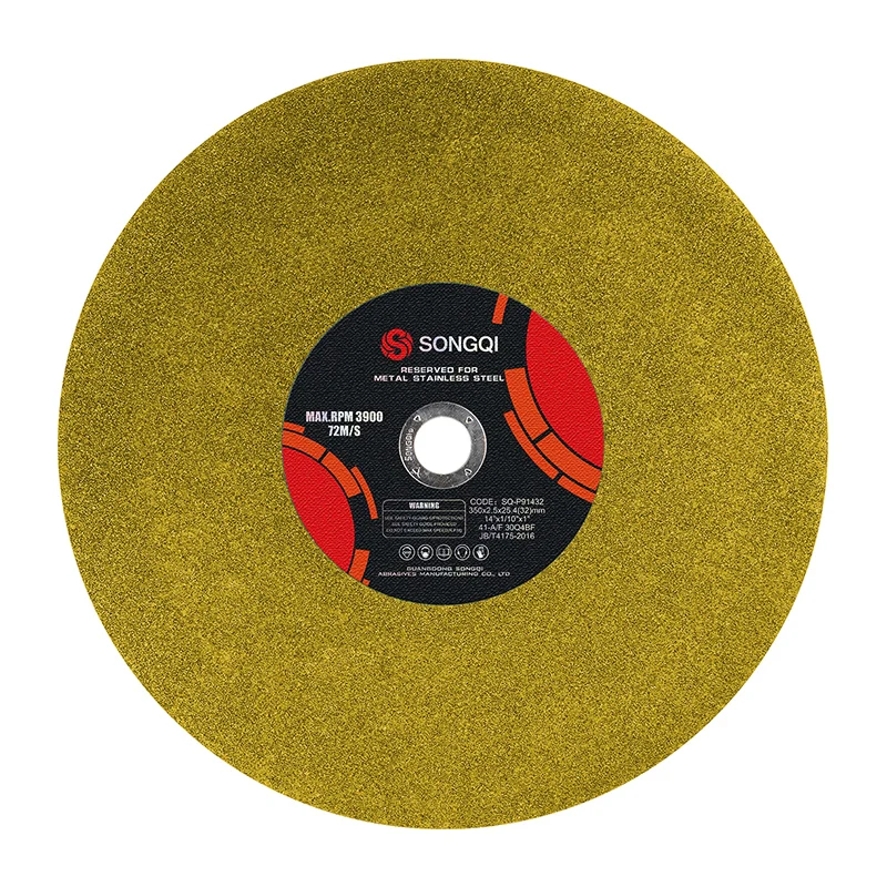 SONGQI cutting wheel cut-off wheel cutting disc for metal/stainless steel/inox