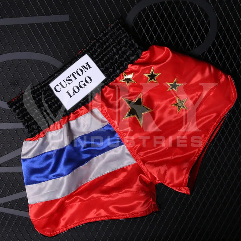 Wholesale Plain Stretchy Fight Mma Kick Boxing Muay Thai Shorts