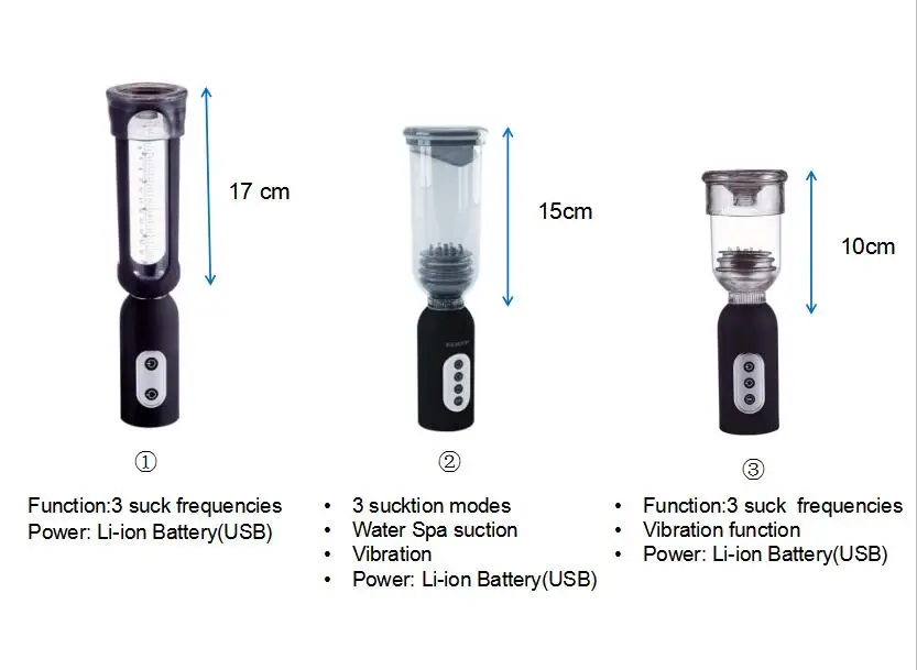 Electric Penis Stroker pump Strong Sucking Man  penis Enlargement Pump