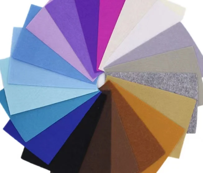 Polyester Felt 100% Polyester Fiber  1.0 mm Thickness Needle Punch Felt Non-Woven Felt Pad