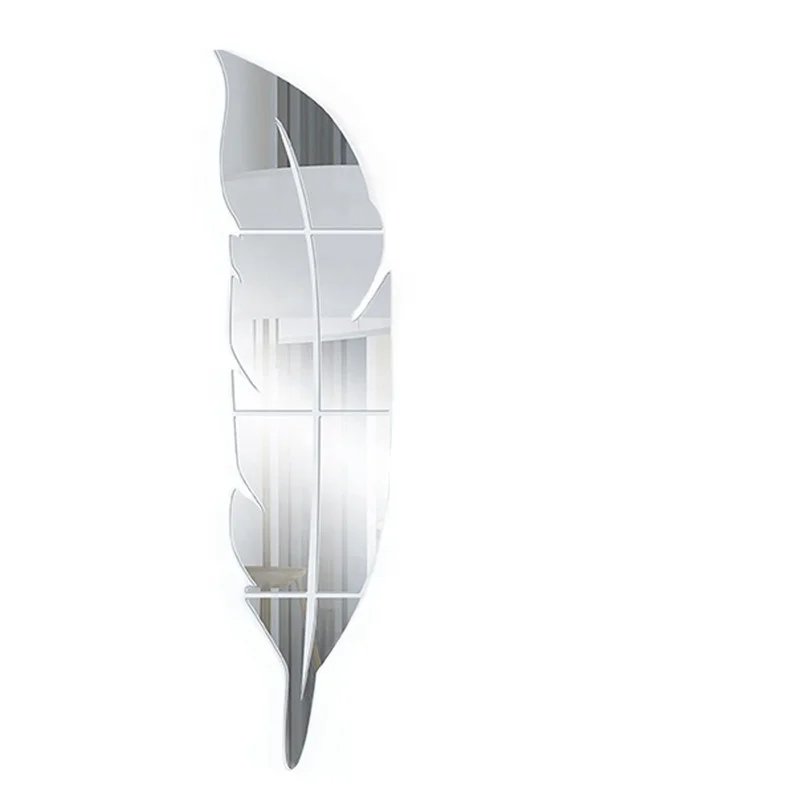 Акриловая зеркальная настенная наклейка, настенное искусство