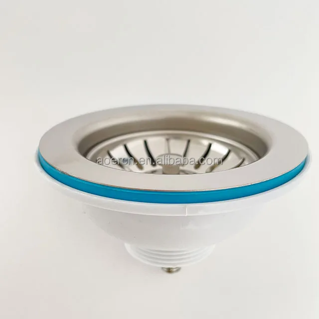 Stainless Steel Kitchen Sink Sewer Sink Drainers Sink Strainer Wast Drain Siphon Strainer
