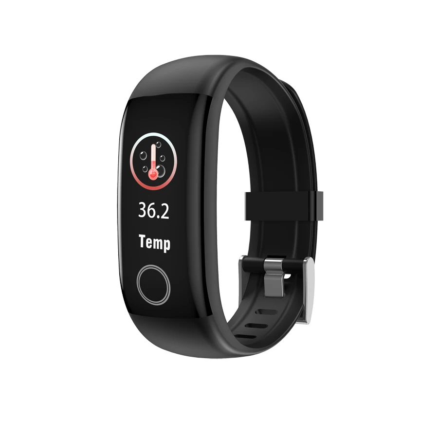 Body Temperature Measuring Smart Bracelet Heart Rate Blood Pressure Smart Bracelet For iPhone Android