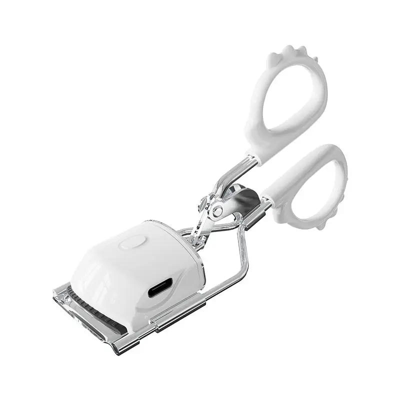 2024 New Mini Portable USB Charging Heated Eyelash Permer Eyelash Curler Makeup Tool Hot Eyelash Clip