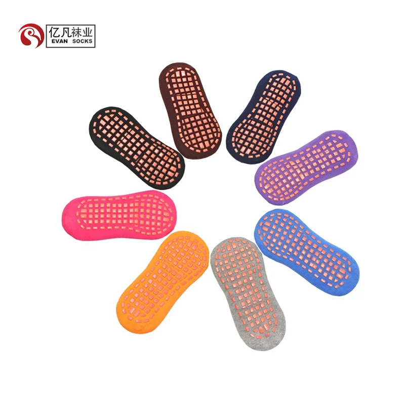 EVAN-A 1190 trampoline park socks sock for playground anti slip trampoline socks