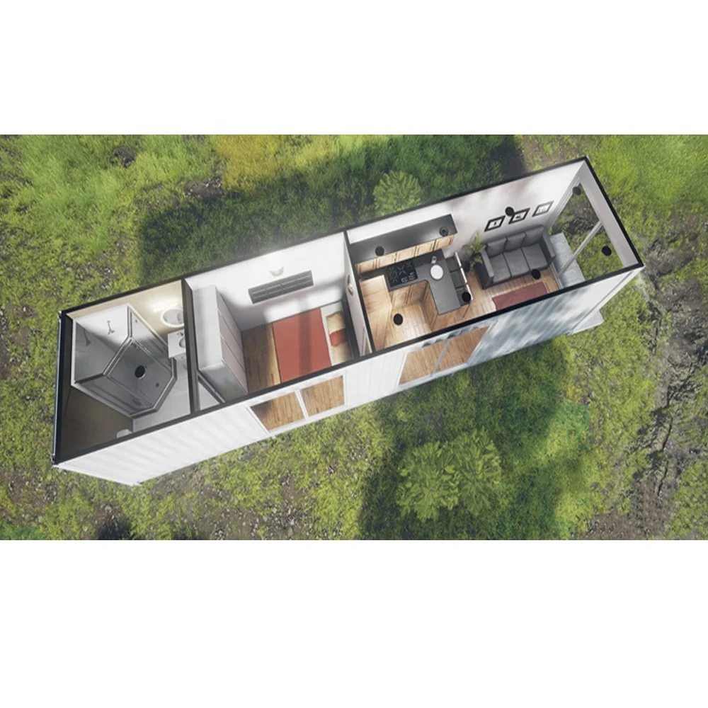 Beautiful Design 40 Feet New Modern Luxury Modular Shipping Container Frames House