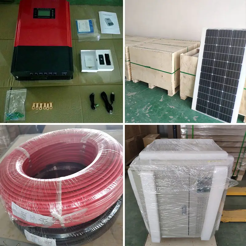 All In One Portable Solar Generator Kit 5Kw Off Grid 6Kw Hybrid Solar System Solar Home
