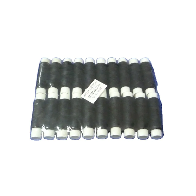 200yard   40/3  high tenacity China supplier sewing thread with round plastic box