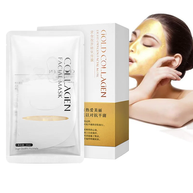 Wholesale Collagen Moisturizing Blackhead Remover Exfoliating 24K Gold Facial Skincare Peel Off Mask for Blackheads and Pores