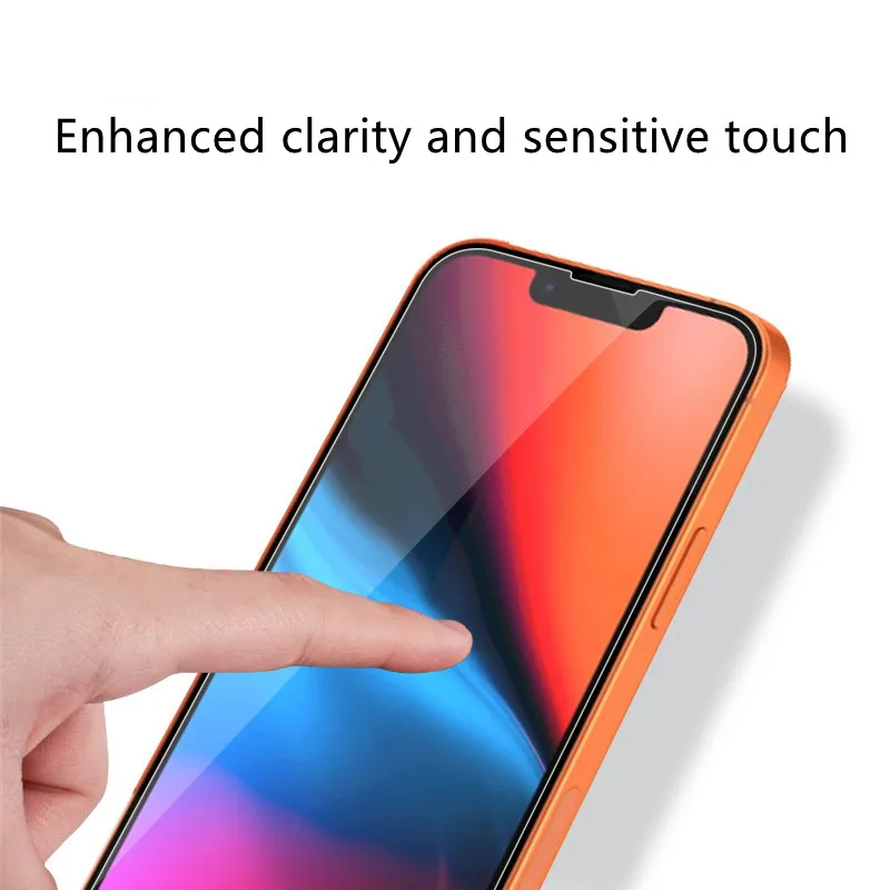  Лидер продаж 2021 шелковое закаленное стекло на весь экран для защиты экрана iPhone