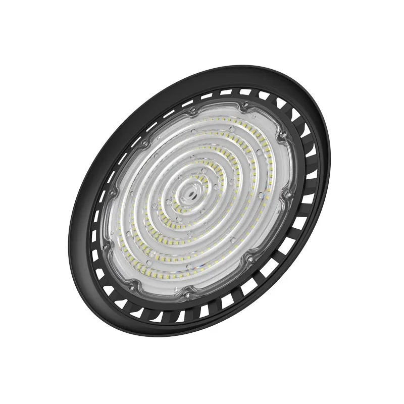 Warehouse industrial pendant light 100W 150W 200W aluminum high lumen ufo IP65 led linear high bay light fixture