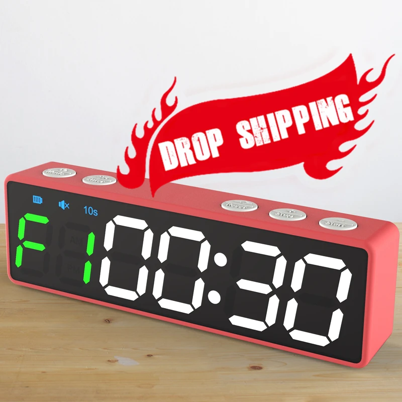 Ganxin Drop Shipping Mini Gym 1 Inch Portable Lap Timer Gps Hand Stopwatch Hexagon Timer For Sale