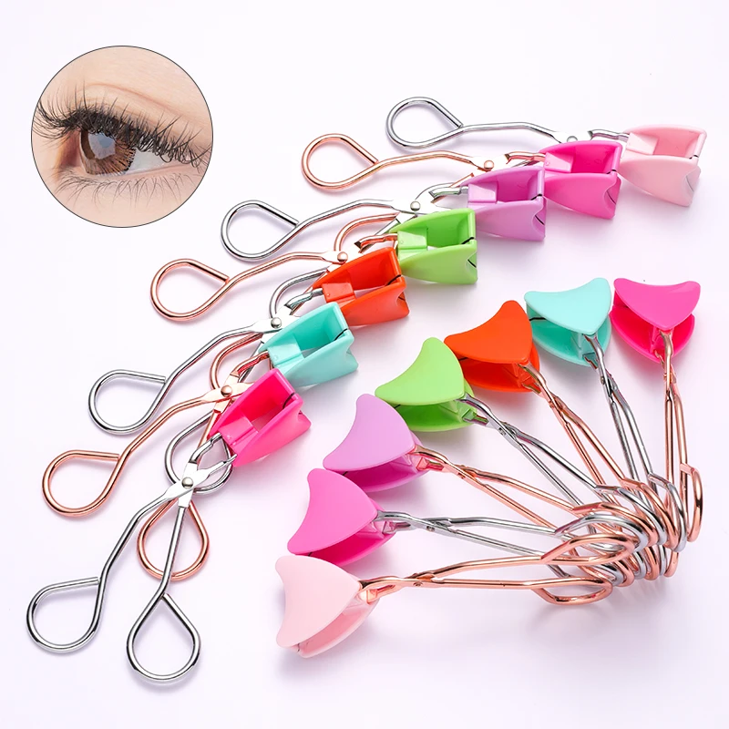New Stainless Steel Magnetic Eyelash Applicator Magnetic Eyelash Lash Curler Rose Gold Magnetic Eyelash Tweezers Clip