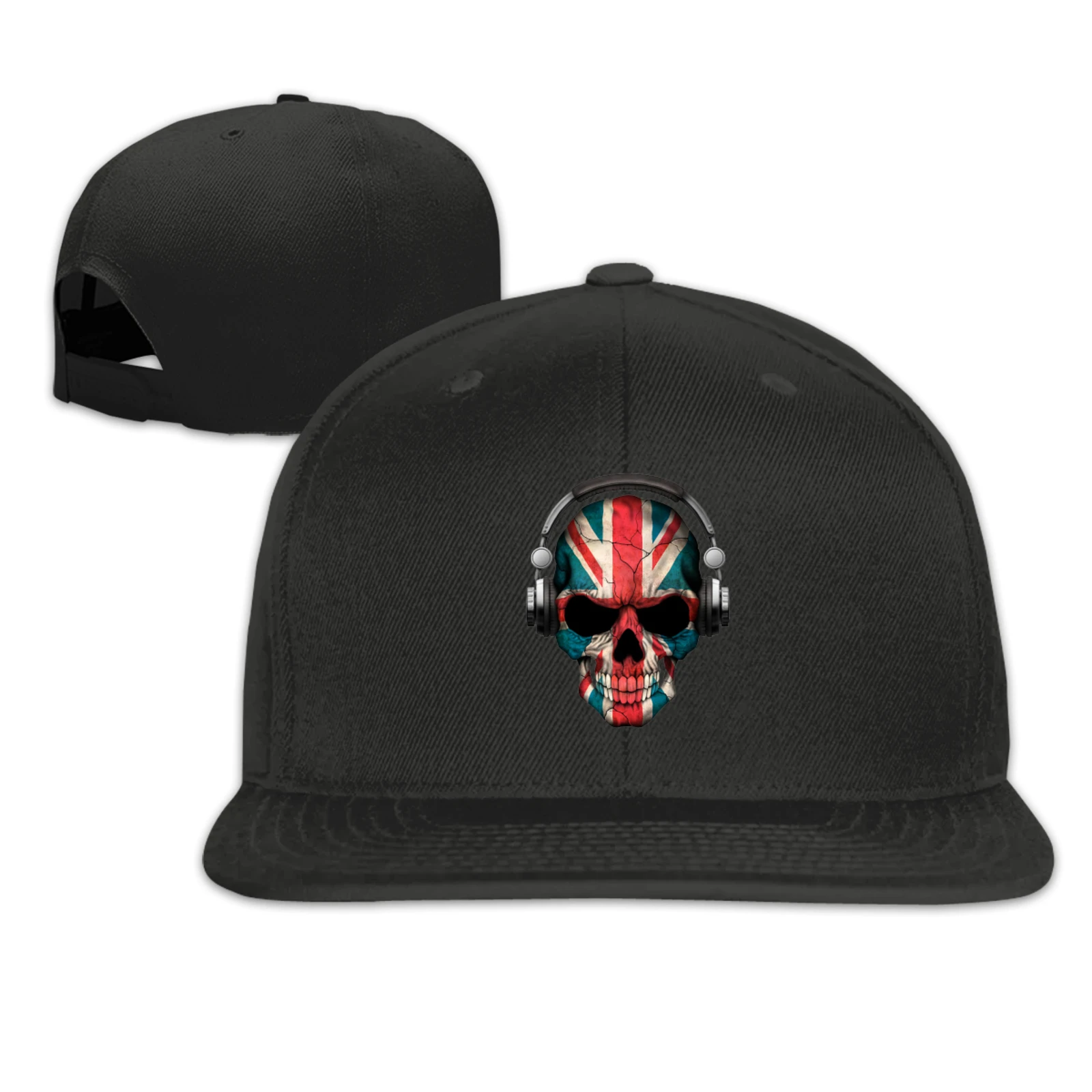 
Mens Women Caps hat baseball Dark Skull Deejay With British Flag with ring laser new york heating distressed gold ball mining 