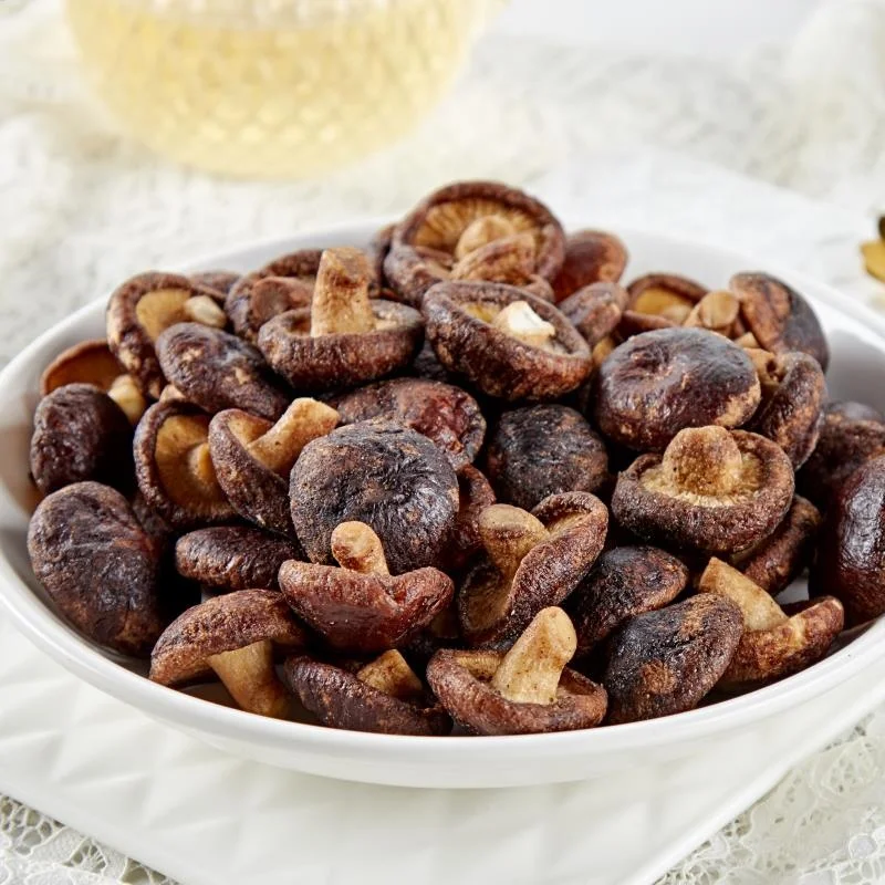 Dried Shii-takeMushroom dry Vegetables and Fruits Chips Crispy  halal snacks food wholesale