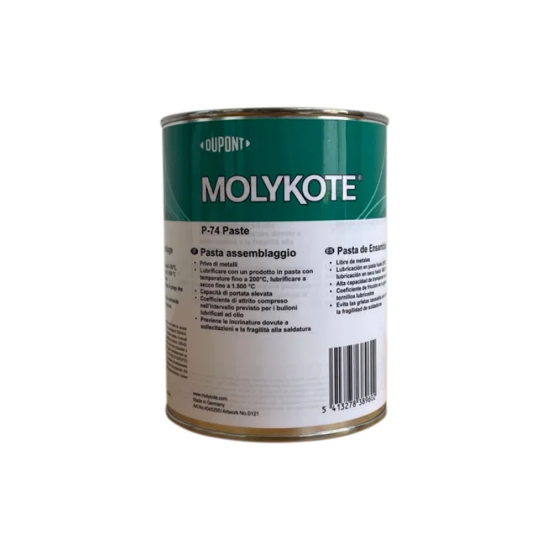 MOLYKOTE P-74 сборочная паста с высоким уровнем несущей, свободной от Металл смазка для анти-захвата и смазочные материалы приложений