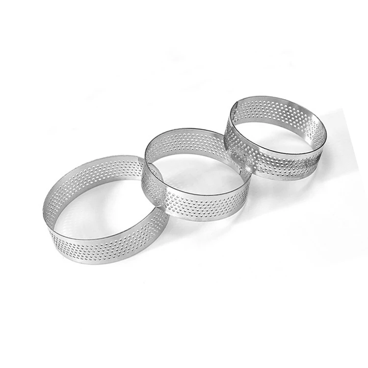 Инструмент для выпечки 304 кольцо для Мусса из нержавеющей стали с круглым отверстием французская башня кольцо для торта сыра tart кольцо