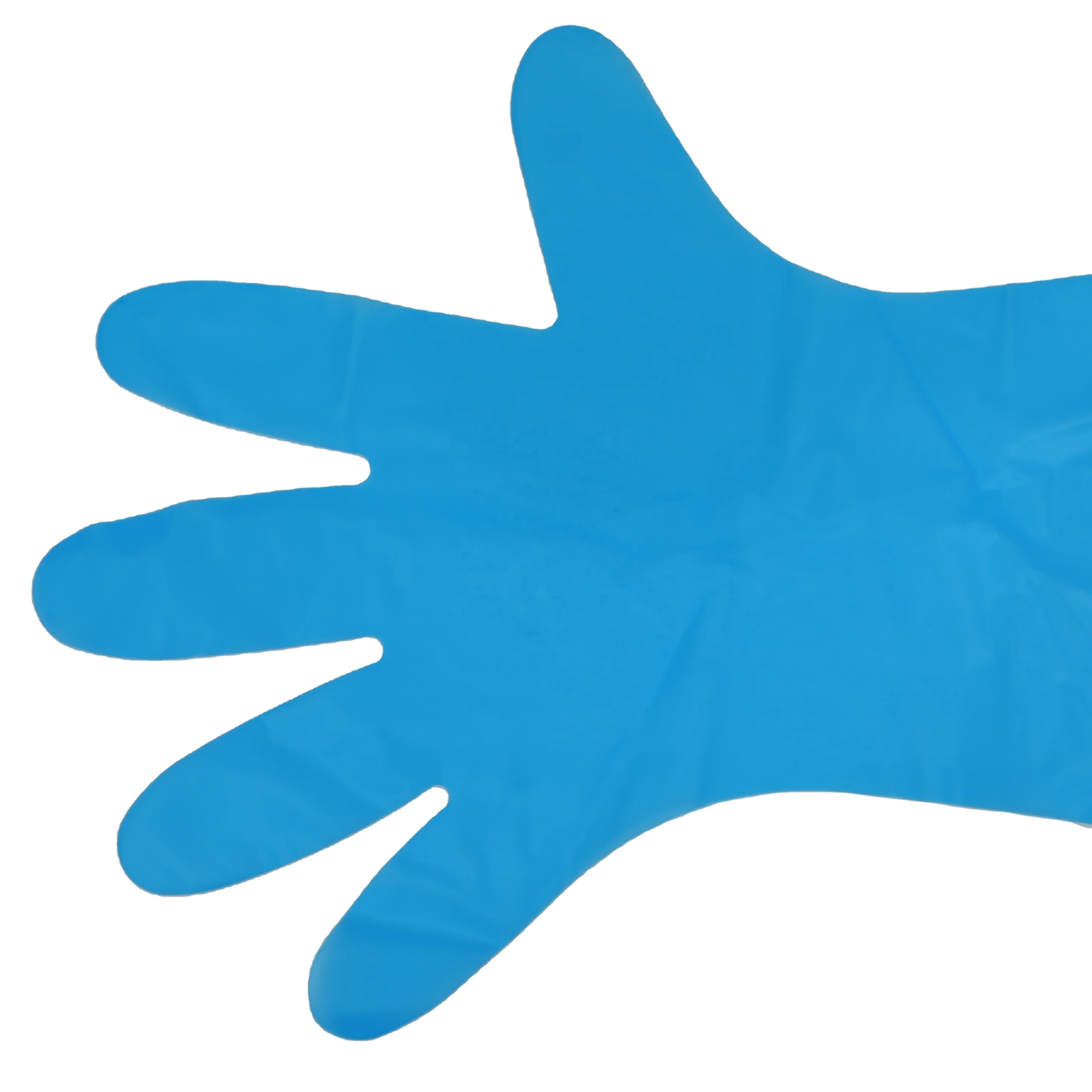 Hand Protect TPE Color blue Gloves Home use Food Grade Disposable TPE Gloves