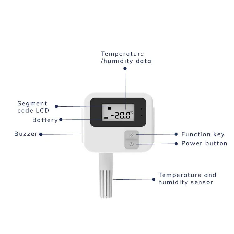 Real Time Temperature Data Logger Wireless Thermometer Hygrometer Ble Humidity Temperature Sensors Meter
