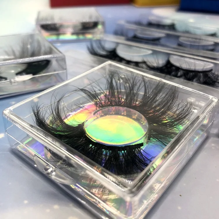 New Arrival Private Label Mink Eyelash Siberian Real 3D Mink Strip Eyelashes Vendor With Custom Packaging Box