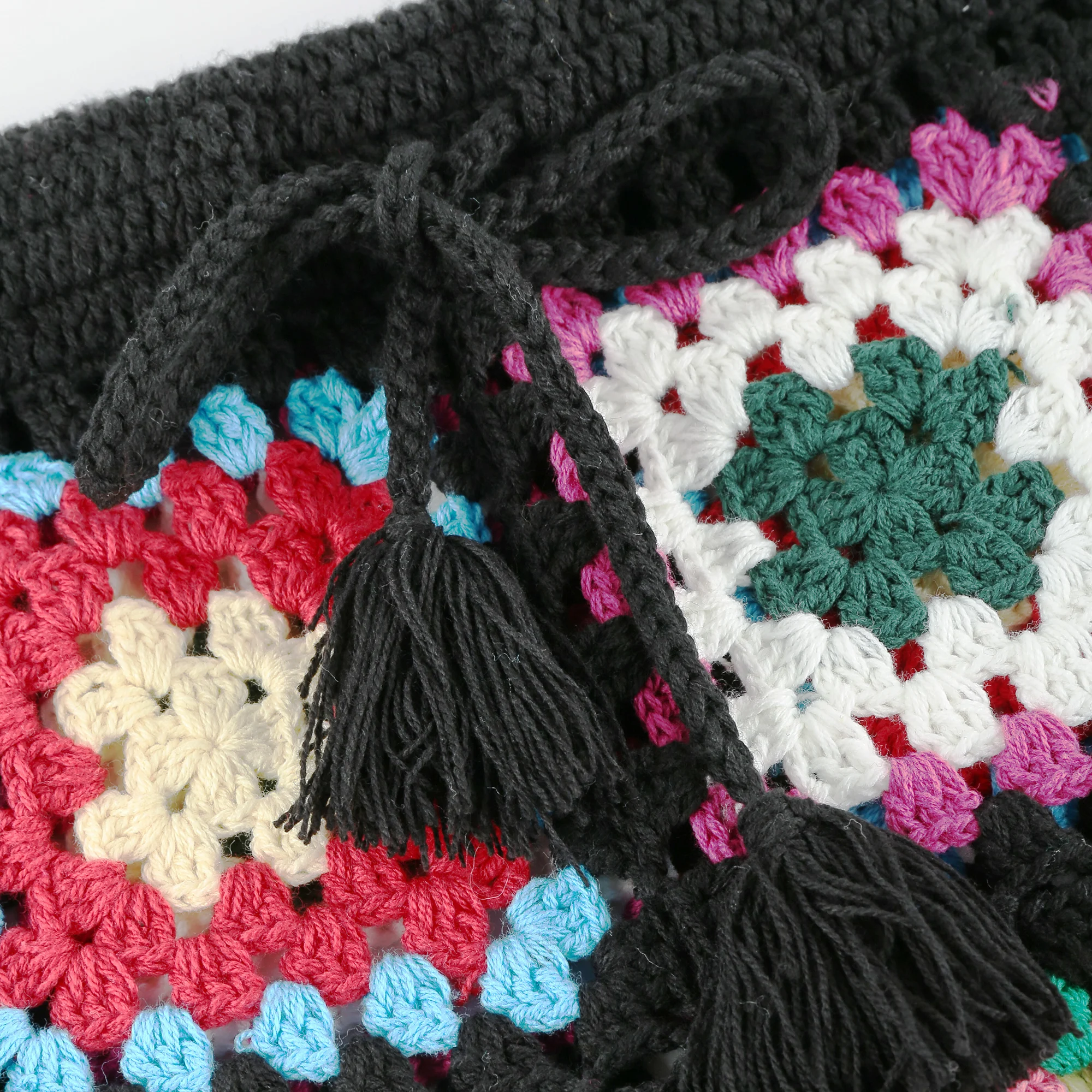 Ladies Crochet Wide Leg Pants Womens Knit Sweater Customize Trousers Knitted Clothes Multicolor Loose Mid Waist High Street