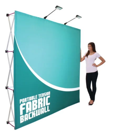 Pop up Shop Flooring Display Banner Event Props Photobooth Backrop Custom Printing Banner with Aluminum Frame Display Rack