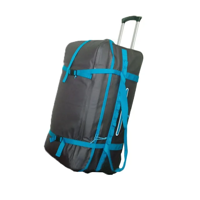 Custom Popular Outdoor Waterproof Trolley Luggage Fishing Bag For Men