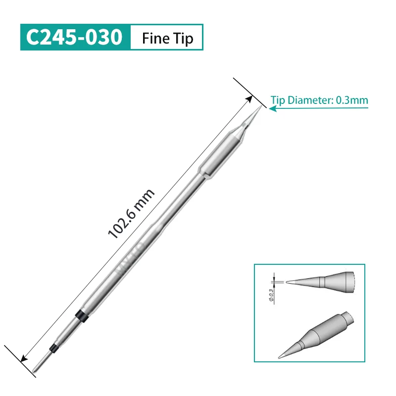 Hot sales C245-030 conical constant temperature electric JBC soldering iron tips