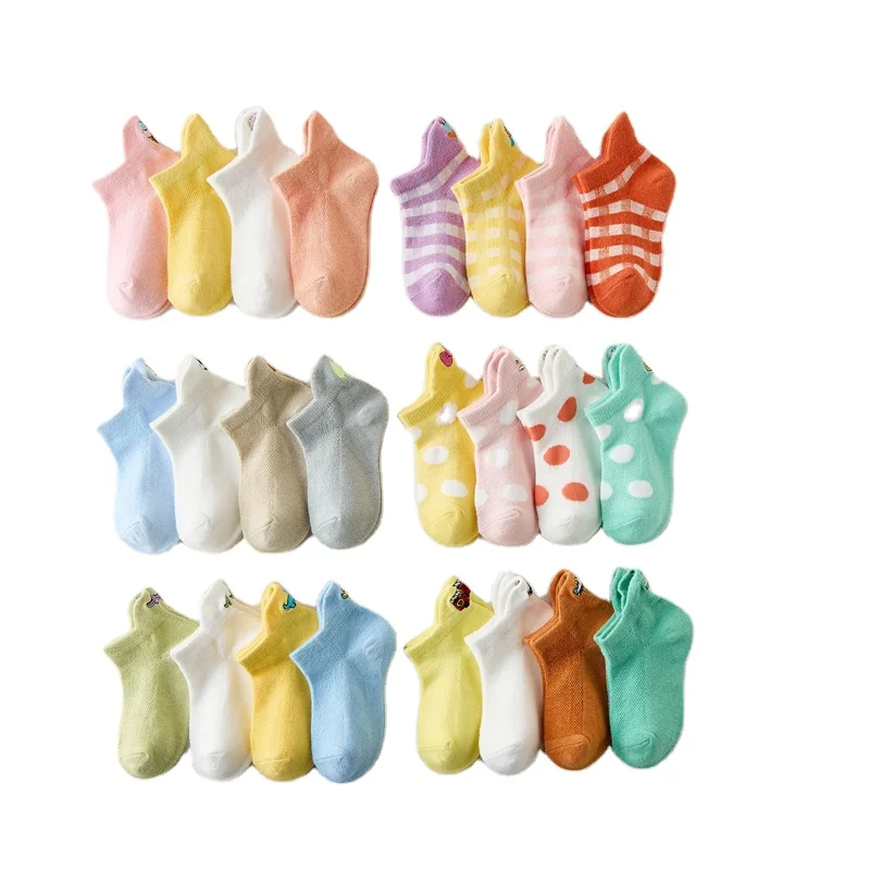 Летние хлопковые носки для детей