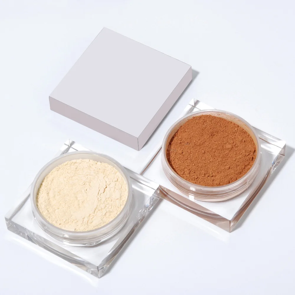 Private Label 11 Colors Oil Control Waterproof High Quality Face Makeup 30g Translucent Loose Setting Powder