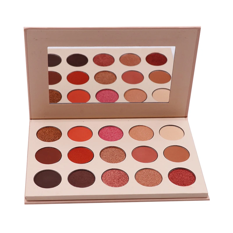 OEM/ODM Label Cosmetics 15 Colors Cosmetics make your own brand eye makeup matte eyeshadow