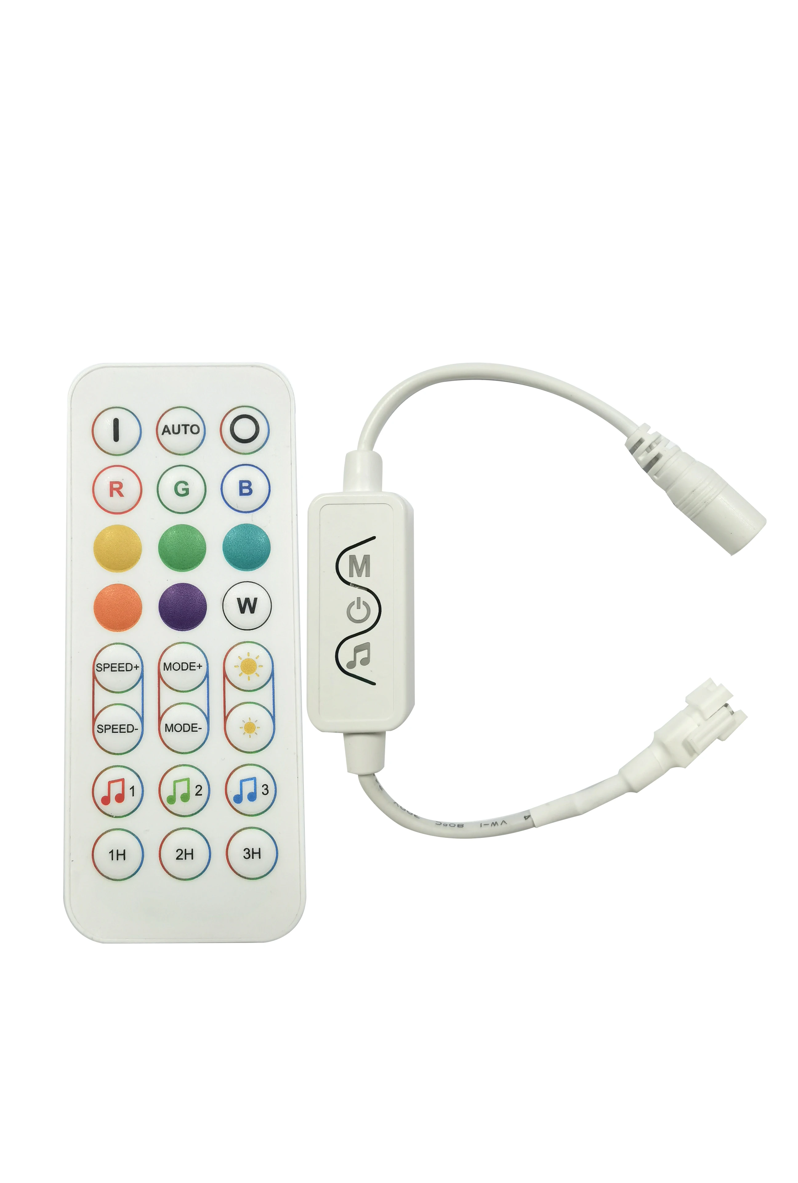 2 4 г RF 24 клавиши пульт дистанционного управления музыкальным RGB Chasing пиксель светодиодный контроллер света с регулируемой подсветкой USB ТВ игровой стол 24-клавишный