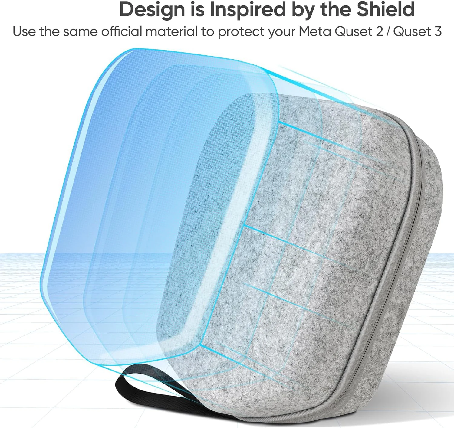 EVA Hard Carrying Case Hard Travel Case Hard Shell EVA Case for VR Gaming Headset