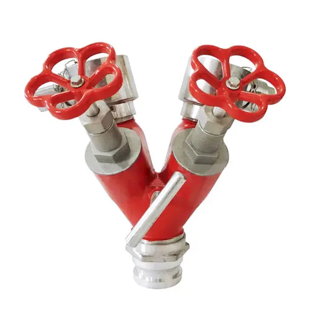 Okifire высокого качества 2 воды, противопожарный алюминиевый водоразделительный клапан