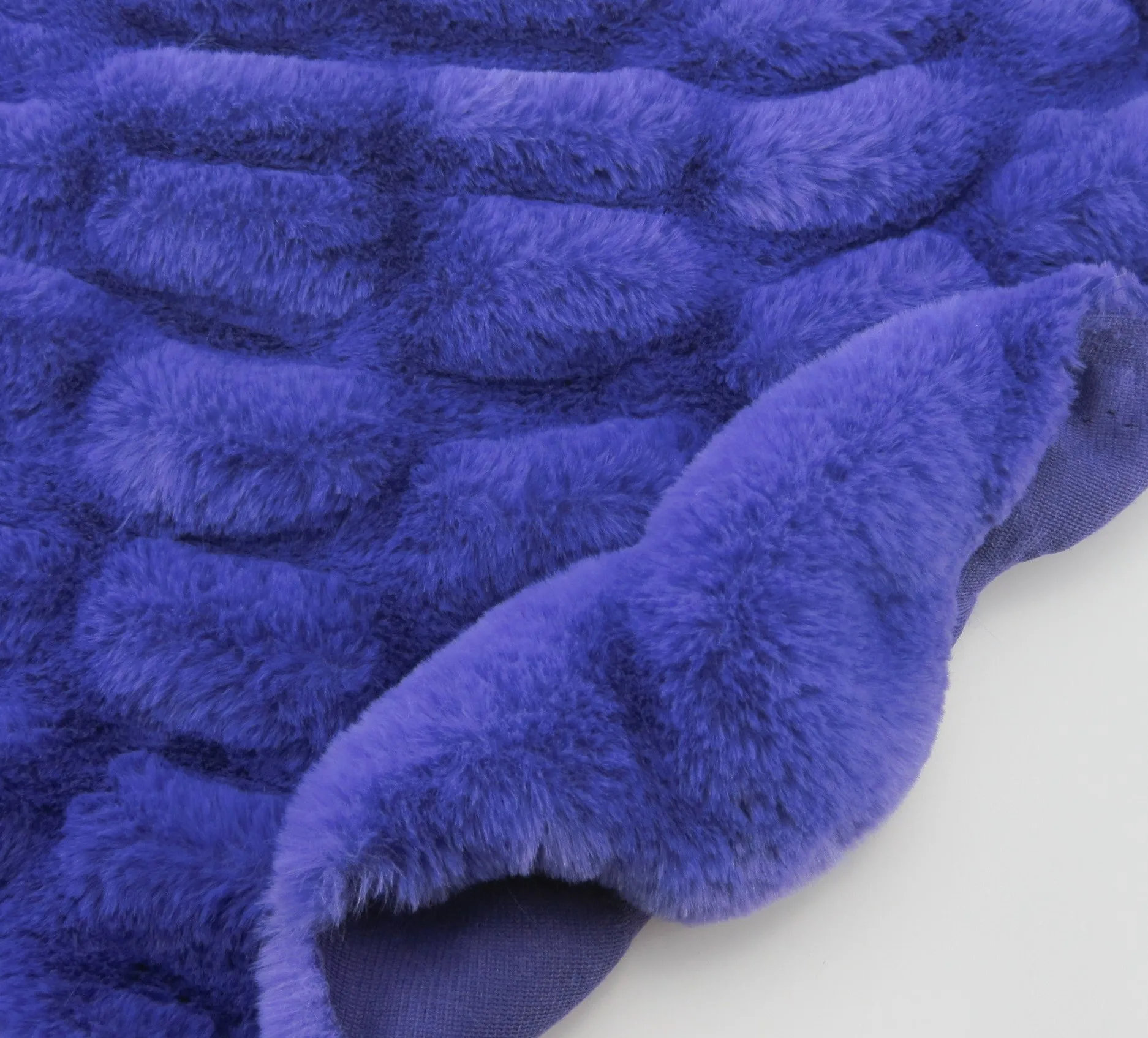 Спандекс эластичная ткань из искусственного меха кролика для одежды/домашнего