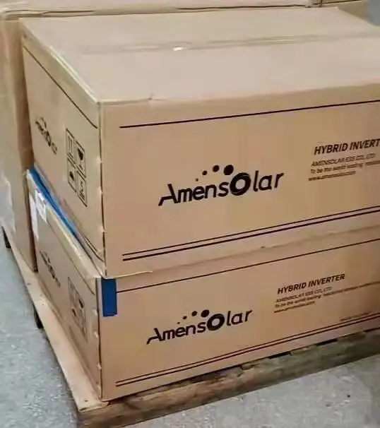 Amensolar 10kw Split Phase Solar On/Off Grid Inverter 48V 60Hz Pure Sine Wave 110V Output US Market 5KW 8KW Hybrid Inverters