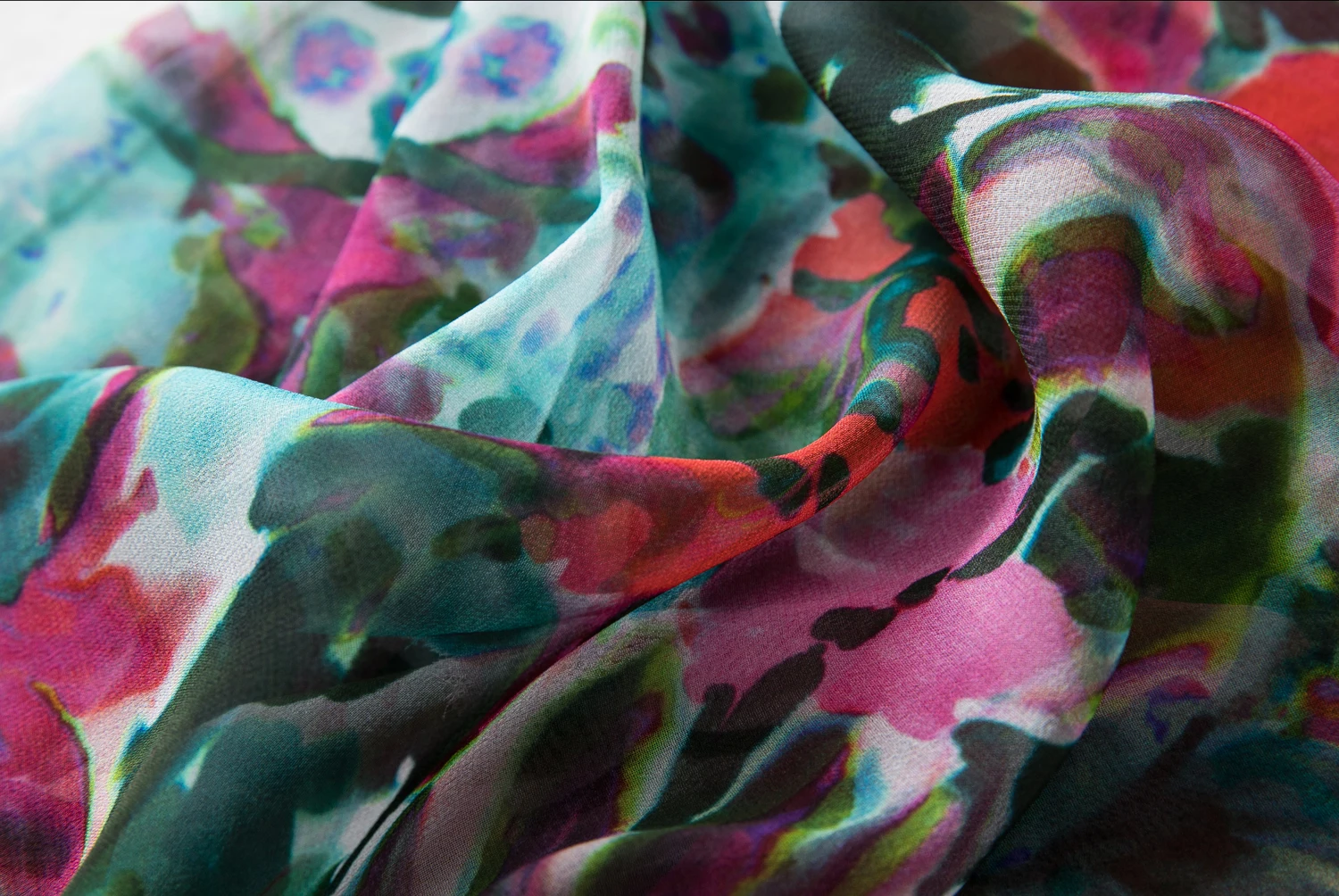  Цифровая печать 100 шелковая ткань текстиль китайский шелк 10 мм жоржет