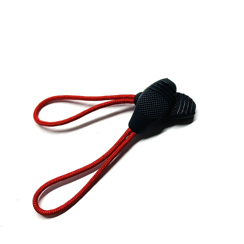 Cheap Eco-Friendly Custom Double Sided Zipper Injector Puller Soft PVC Zipper Puller for Sports Garments