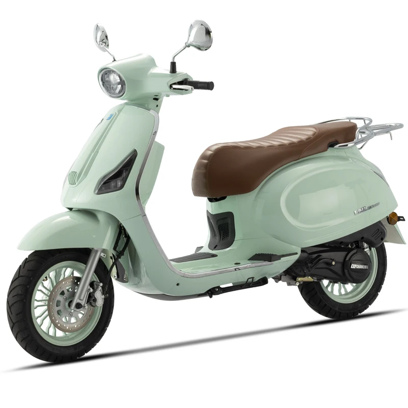 China Factory gasoline motorcycles 100cc gas scooters four stroke Air Cooled mobility scooter for adults gas powered moped