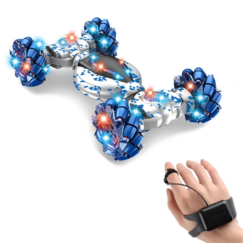 
Hot selling 1:12 scale 4wd music watch gesture control rc stunt car 