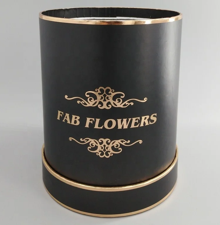 Luxury decorative round flower box wedding gift box for paper cardboard