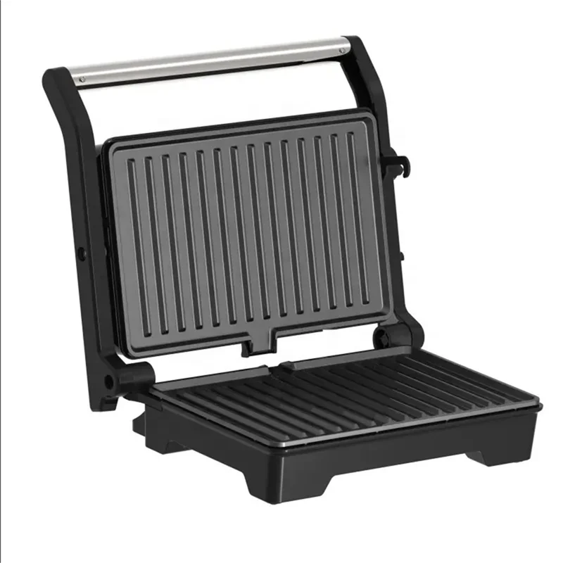 750W Multi-Functional Panini Maker Aluminum Smokeless Indoor Electric BBQ Machine Kitchen Appliances