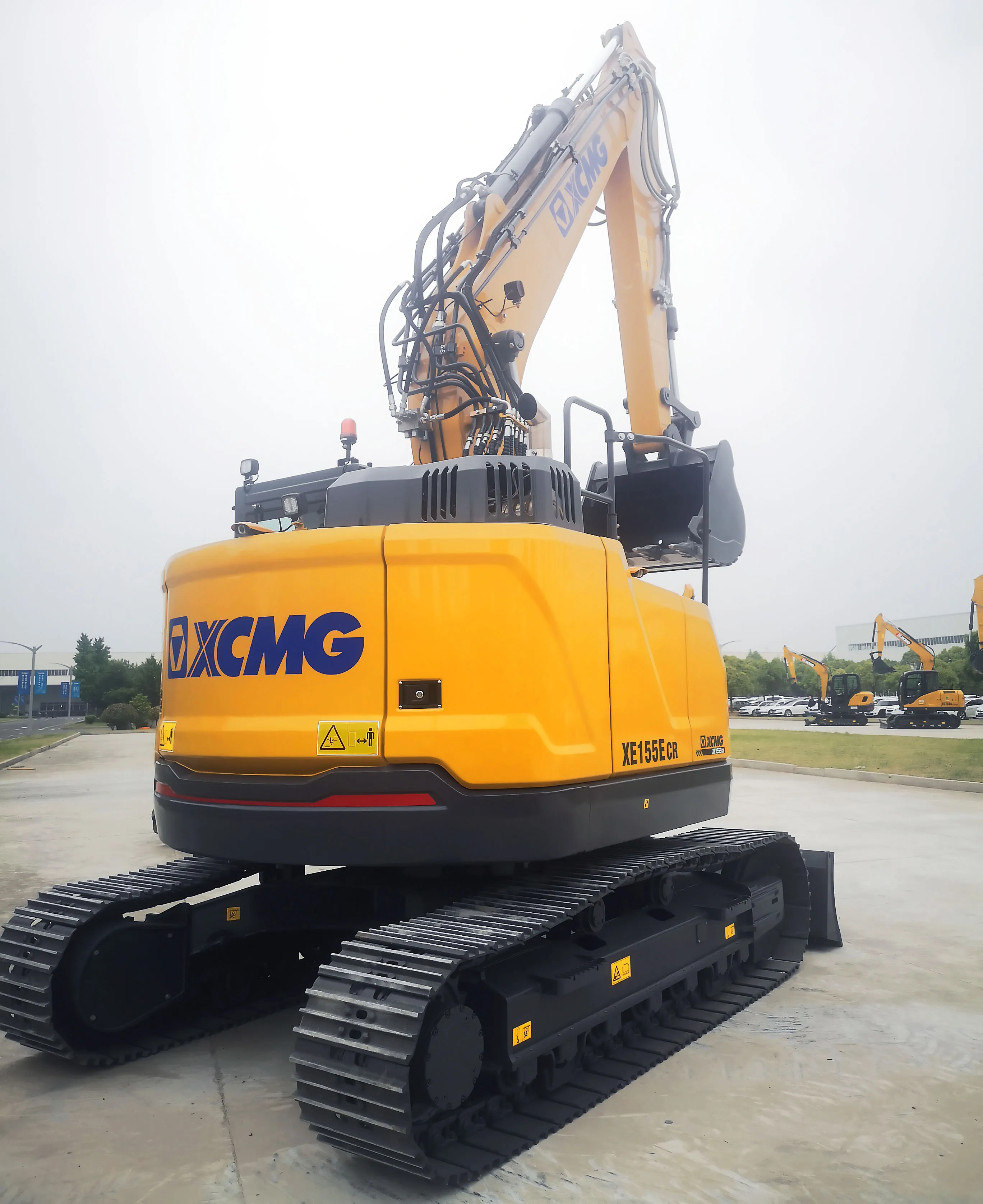 Официальный гидравлический экскаватор XCMG XE155ECR Euro V 16 тонн из Китая